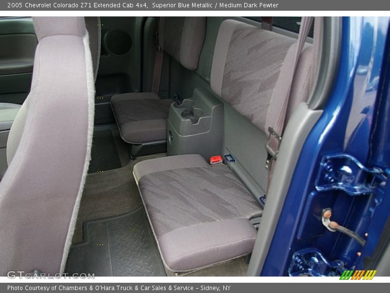 Superior Blue Metallic / Medium Dark Pewter 2005 Chevrolet Colorado Z71 Extended Cab 4x4