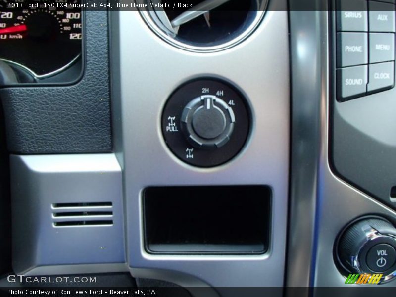 Blue Flame Metallic / Black 2013 Ford F150 FX4 SuperCab 4x4