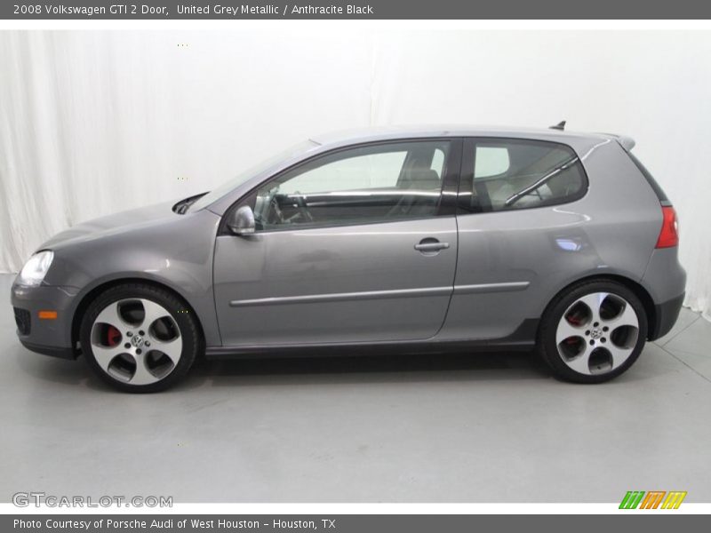 United Grey Metallic / Anthracite Black 2008 Volkswagen GTI 2 Door