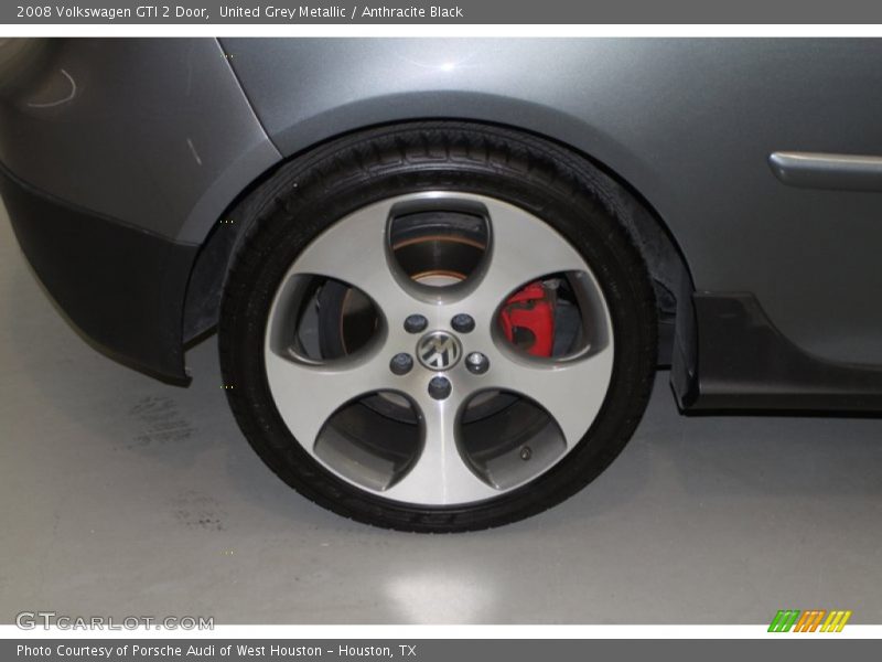 United Grey Metallic / Anthracite Black 2008 Volkswagen GTI 2 Door