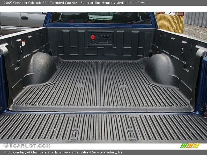 Superior Blue Metallic / Medium Dark Pewter 2005 Chevrolet Colorado Z71 Extended Cab 4x4