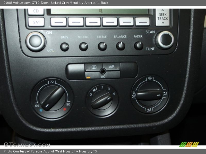United Grey Metallic / Anthracite Black 2008 Volkswagen GTI 2 Door