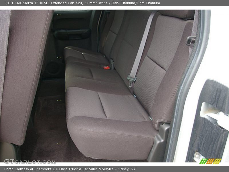 Summit White / Dark Titanium/Light Titanium 2011 GMC Sierra 1500 SLE Extended Cab 4x4