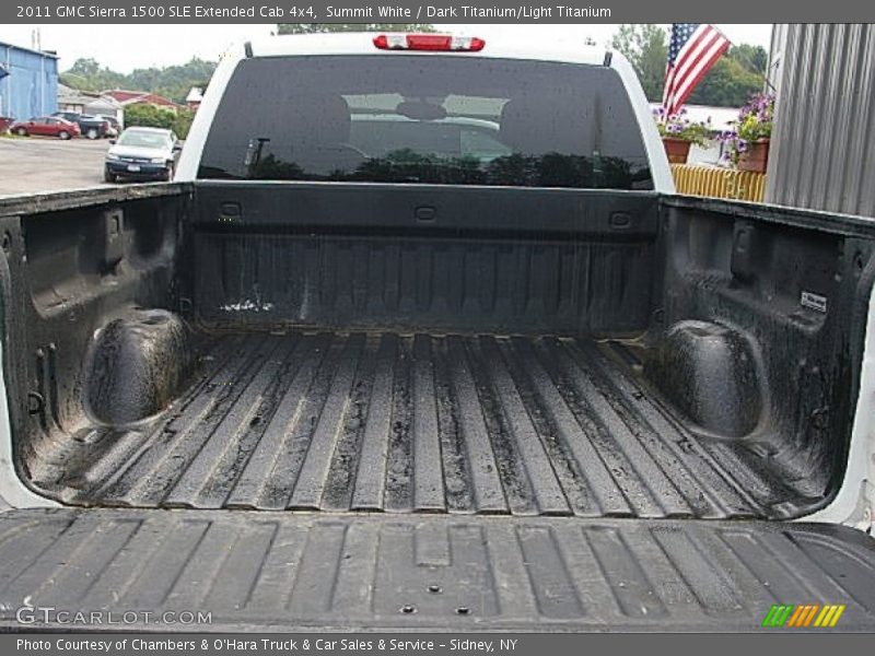 Summit White / Dark Titanium/Light Titanium 2011 GMC Sierra 1500 SLE Extended Cab 4x4