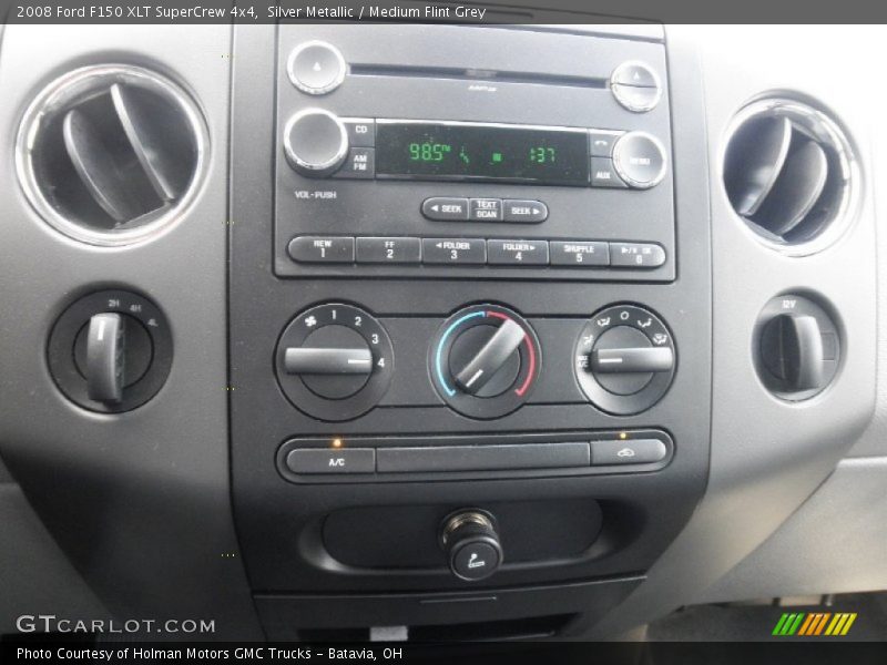 Silver Metallic / Medium Flint Grey 2008 Ford F150 XLT SuperCrew 4x4