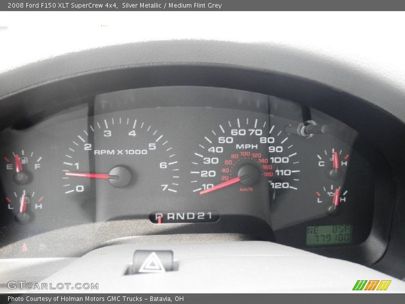 Silver Metallic / Medium Flint Grey 2008 Ford F150 XLT SuperCrew 4x4
