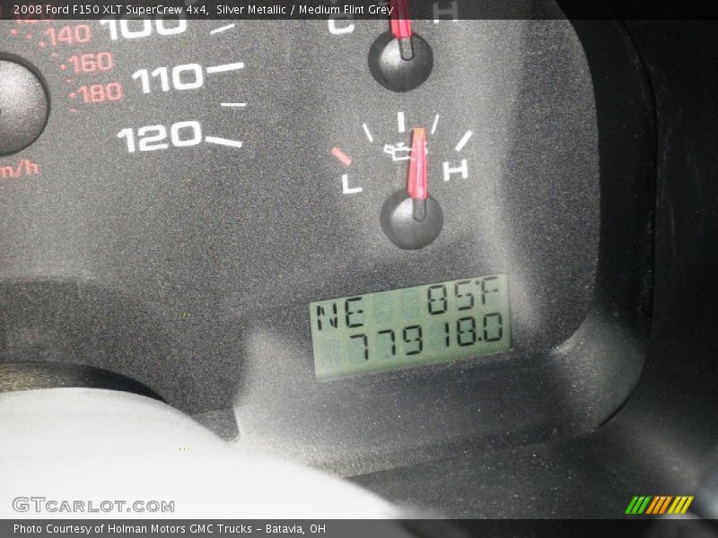 Silver Metallic / Medium Flint Grey 2008 Ford F150 XLT SuperCrew 4x4