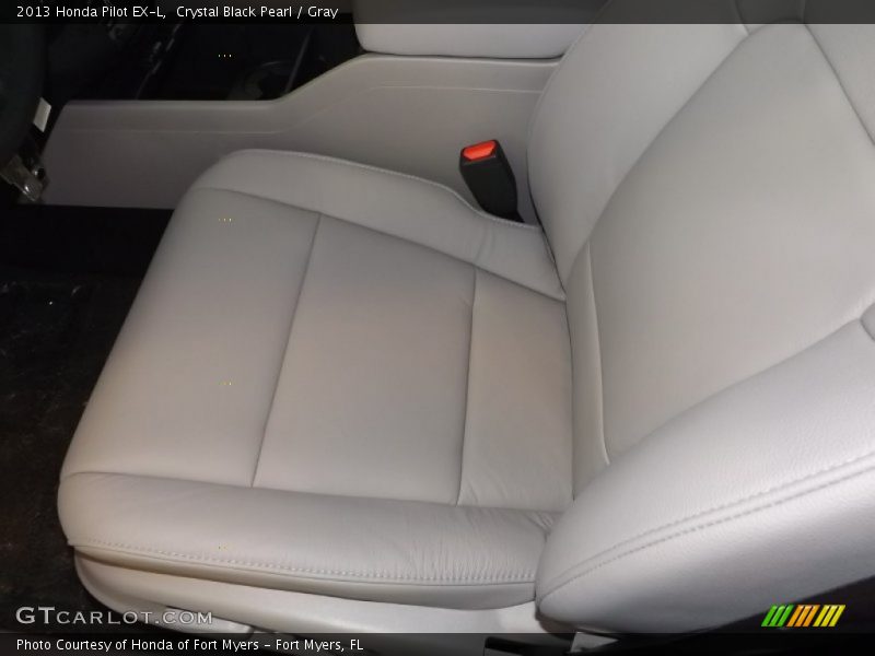 Crystal Black Pearl / Gray 2013 Honda Pilot EX-L