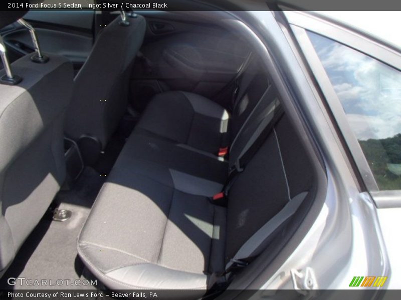 Ingot Silver / Charcoal Black 2014 Ford Focus S Sedan