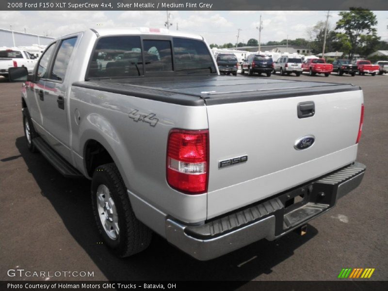 Silver Metallic / Medium Flint Grey 2008 Ford F150 XLT SuperCrew 4x4