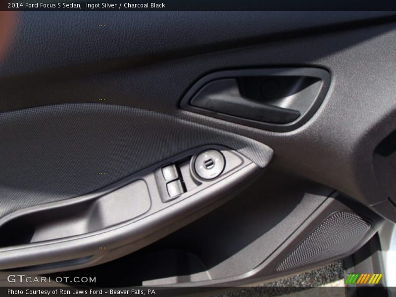 Ingot Silver / Charcoal Black 2014 Ford Focus S Sedan