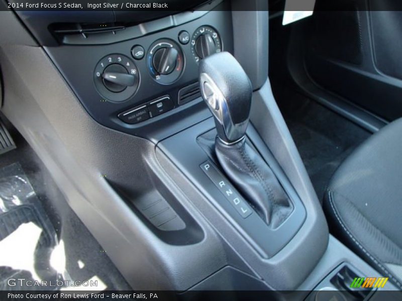Ingot Silver / Charcoal Black 2014 Ford Focus S Sedan