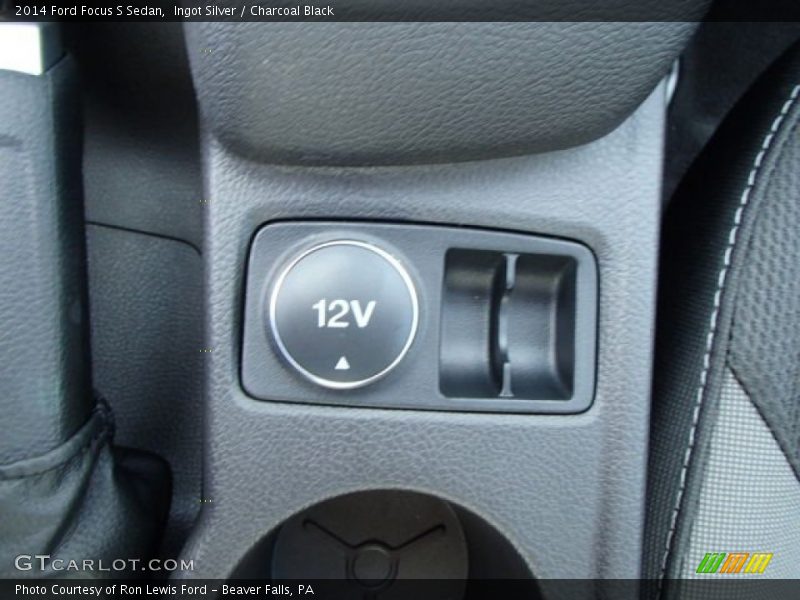 Ingot Silver / Charcoal Black 2014 Ford Focus S Sedan