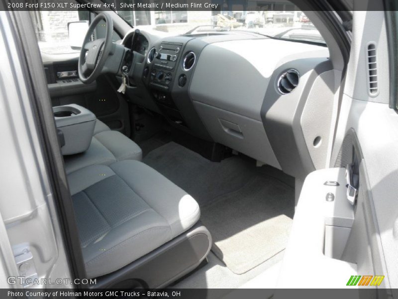 Silver Metallic / Medium Flint Grey 2008 Ford F150 XLT SuperCrew 4x4
