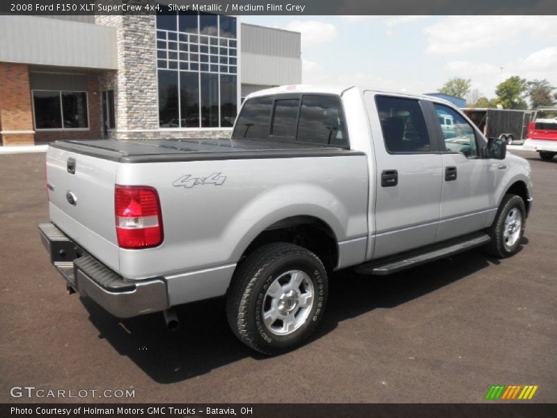 Silver Metallic / Medium Flint Grey 2008 Ford F150 XLT SuperCrew 4x4