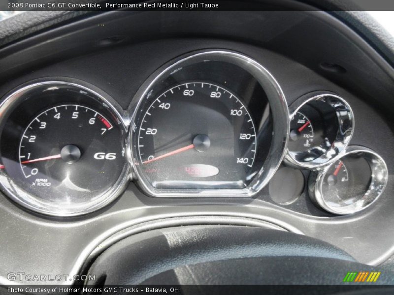 Performance Red Metallic / Light Taupe 2008 Pontiac G6 GT Convertible