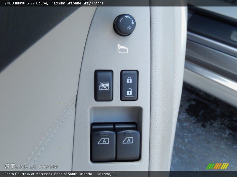 Platinum Graphite Gray / Stone 2008 Infiniti G 37 Coupe