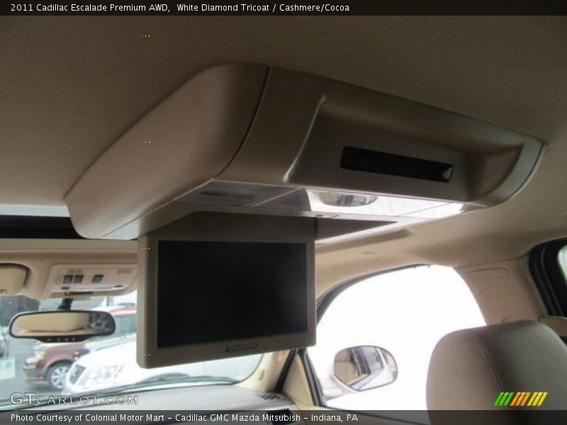 White Diamond Tricoat / Cashmere/Cocoa 2011 Cadillac Escalade Premium AWD