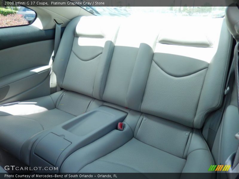 Platinum Graphite Gray / Stone 2008 Infiniti G 37 Coupe