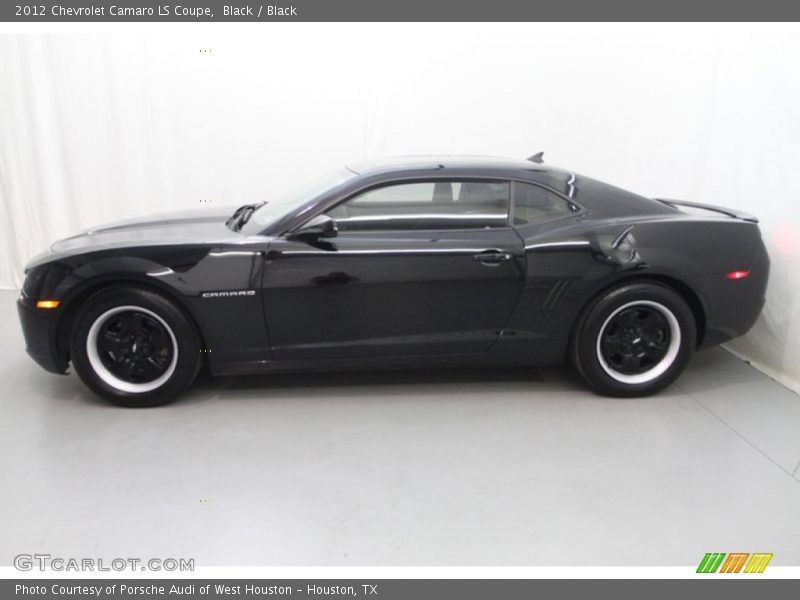 Black / Black 2012 Chevrolet Camaro LS Coupe