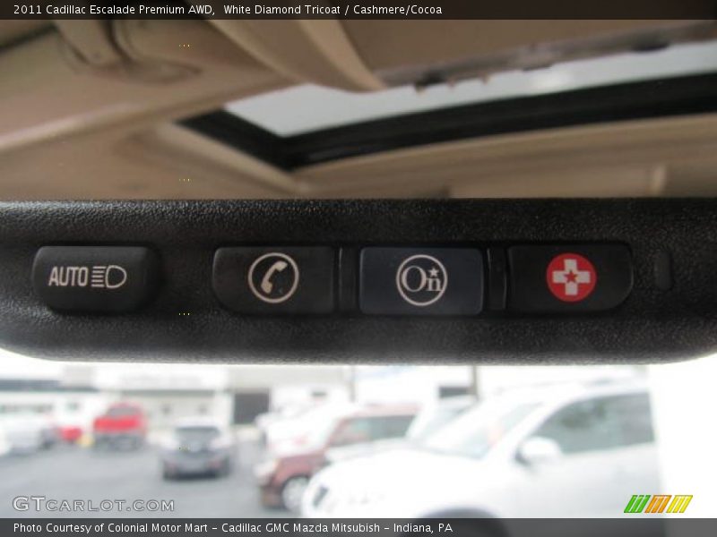 White Diamond Tricoat / Cashmere/Cocoa 2011 Cadillac Escalade Premium AWD