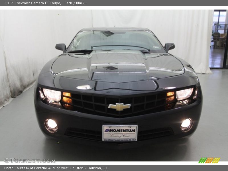 Black / Black 2012 Chevrolet Camaro LS Coupe