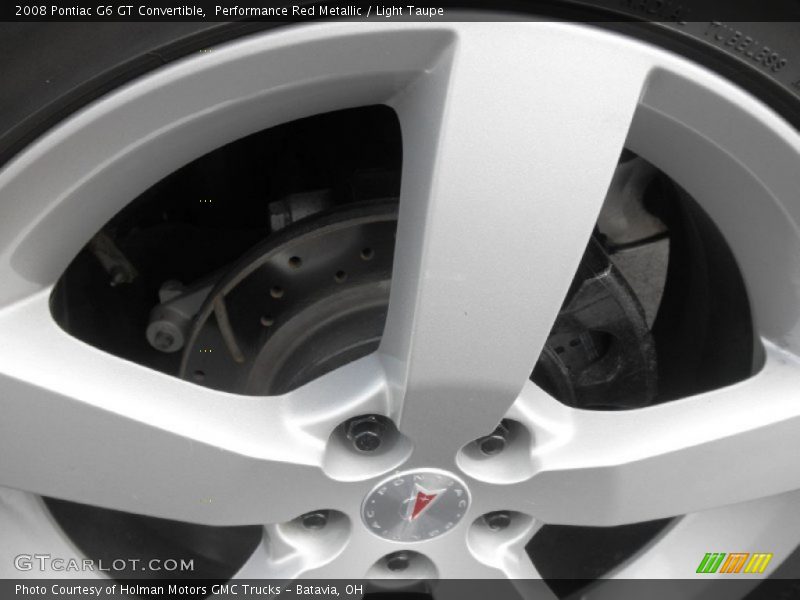Performance Red Metallic / Light Taupe 2008 Pontiac G6 GT Convertible