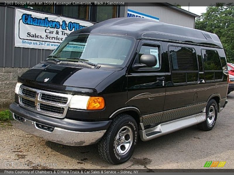 Black / Sandstone 2003 Dodge Ram Van 1500 Passenger Conversion
