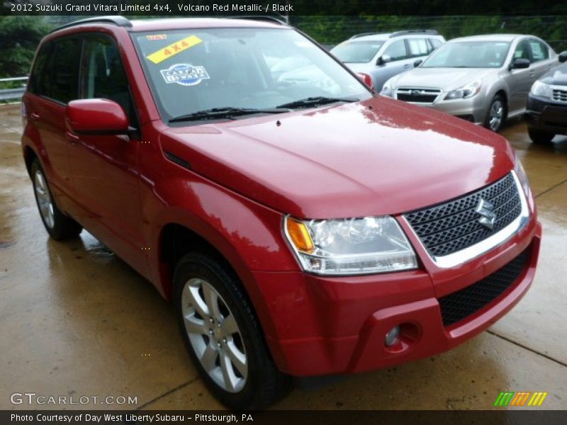 Volcano Red Metallic / Black 2012 Suzuki Grand Vitara Limited 4x4