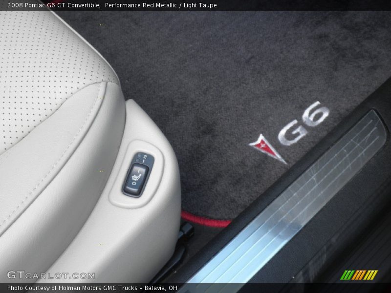 Performance Red Metallic / Light Taupe 2008 Pontiac G6 GT Convertible