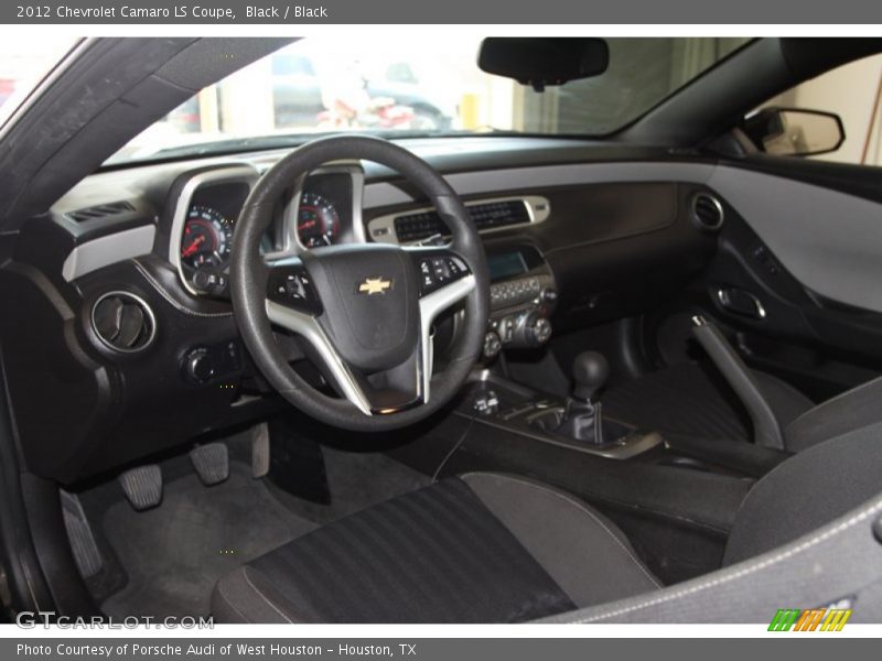 Black / Black 2012 Chevrolet Camaro LS Coupe