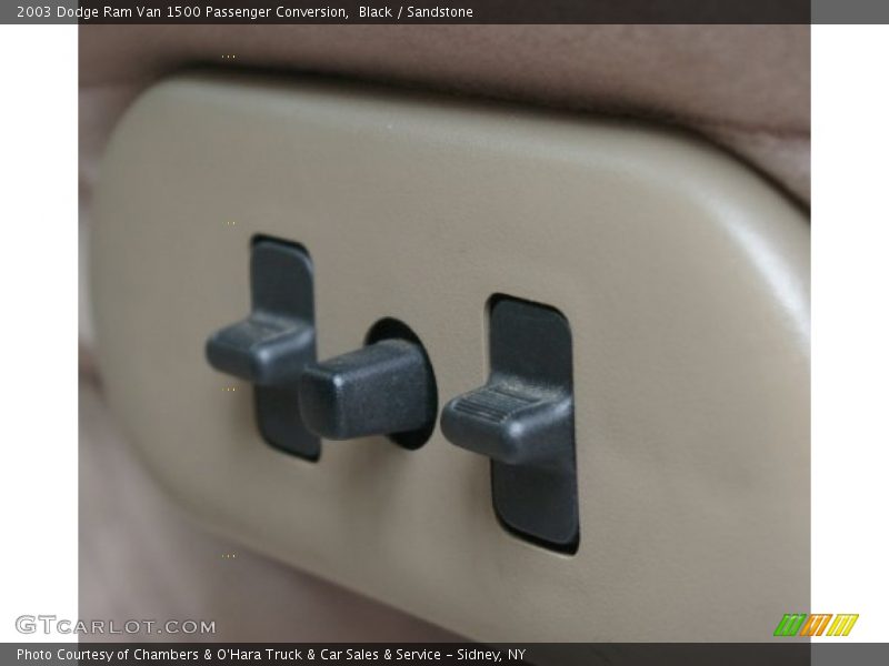 Black / Sandstone 2003 Dodge Ram Van 1500 Passenger Conversion
