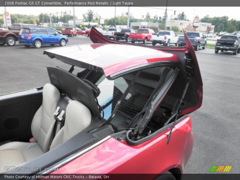 Performance Red Metallic / Light Taupe 2008 Pontiac G6 GT Convertible