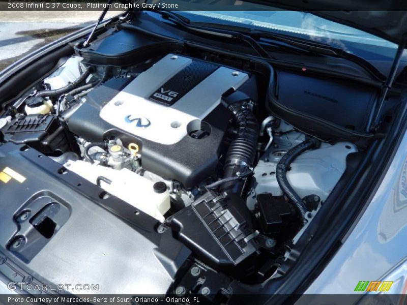 Platinum Graphite Gray / Stone 2008 Infiniti G 37 Coupe