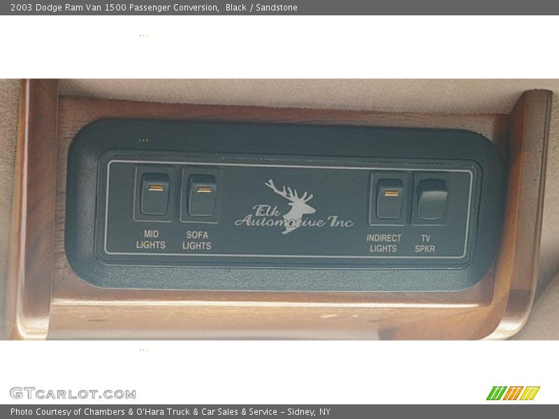 Black / Sandstone 2003 Dodge Ram Van 1500 Passenger Conversion
