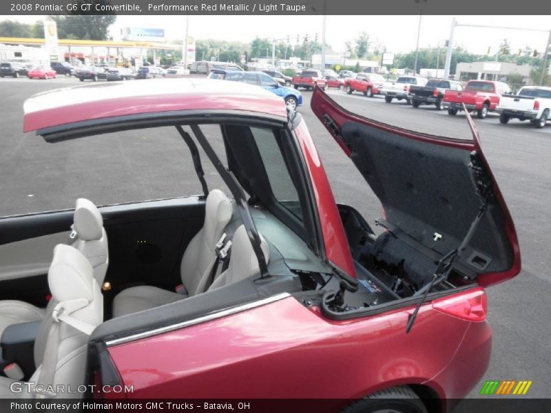 Performance Red Metallic / Light Taupe 2008 Pontiac G6 GT Convertible