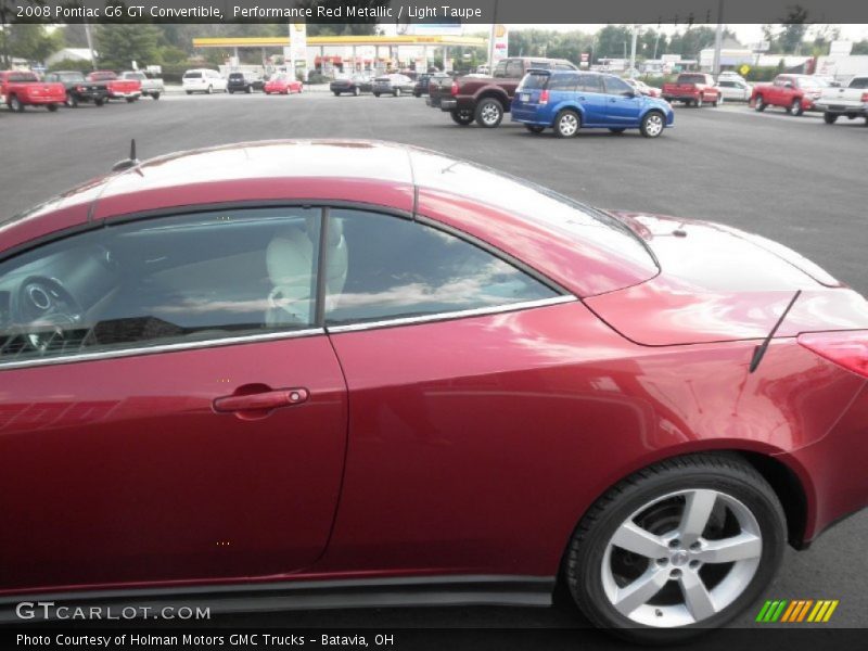 Performance Red Metallic / Light Taupe 2008 Pontiac G6 GT Convertible