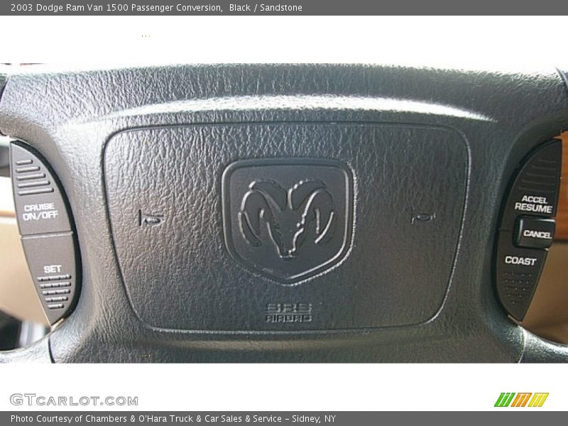 Black / Sandstone 2003 Dodge Ram Van 1500 Passenger Conversion