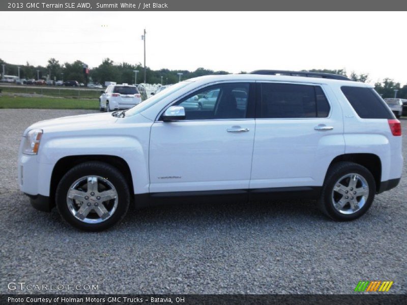 Summit White / Jet Black 2013 GMC Terrain SLE AWD