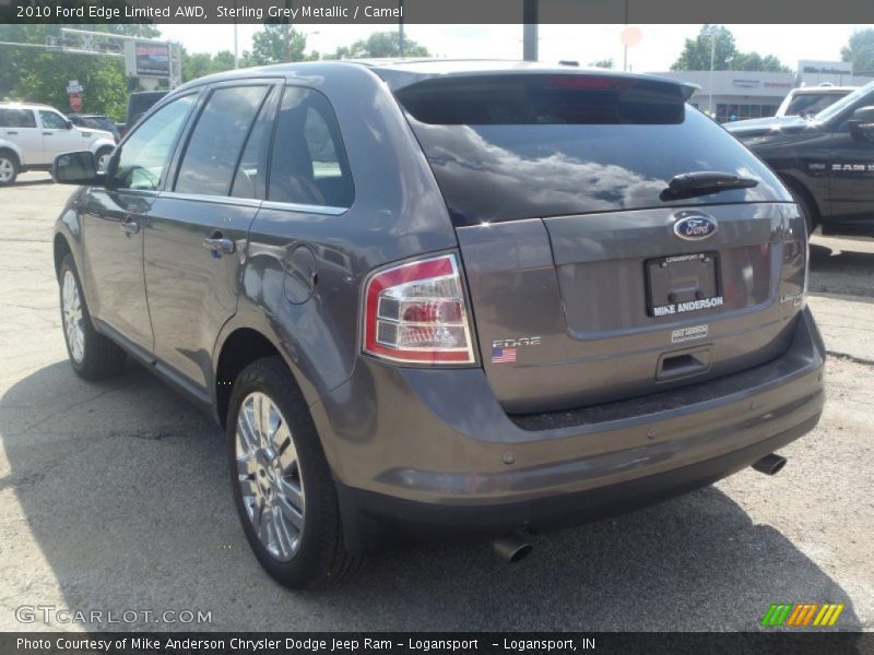 Sterling Grey Metallic / Camel 2010 Ford Edge Limited AWD