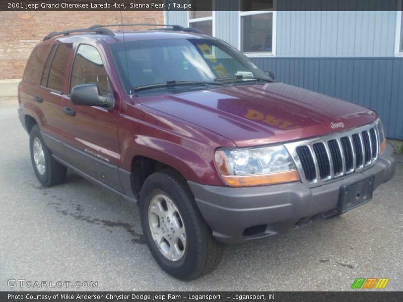 Sienna Pearl / Taupe 2001 Jeep Grand Cherokee Laredo 4x4