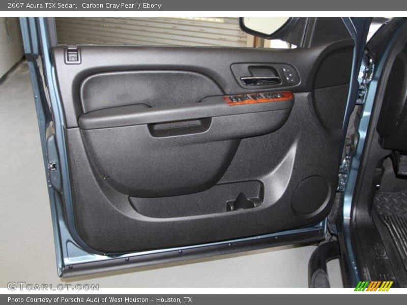 Carbon Gray Pearl / Ebony 2007 Acura TSX Sedan