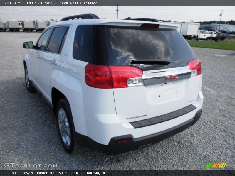 Summit White / Jet Black 2013 GMC Terrain SLE AWD