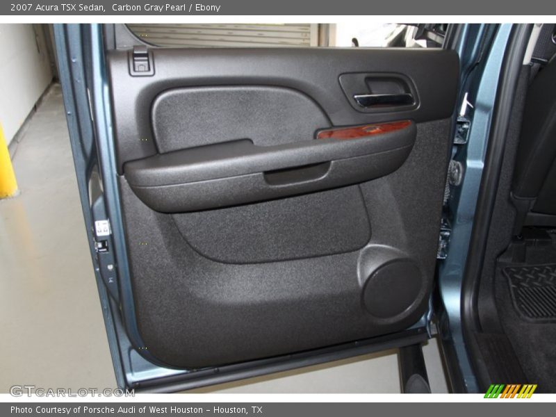Carbon Gray Pearl / Ebony 2007 Acura TSX Sedan