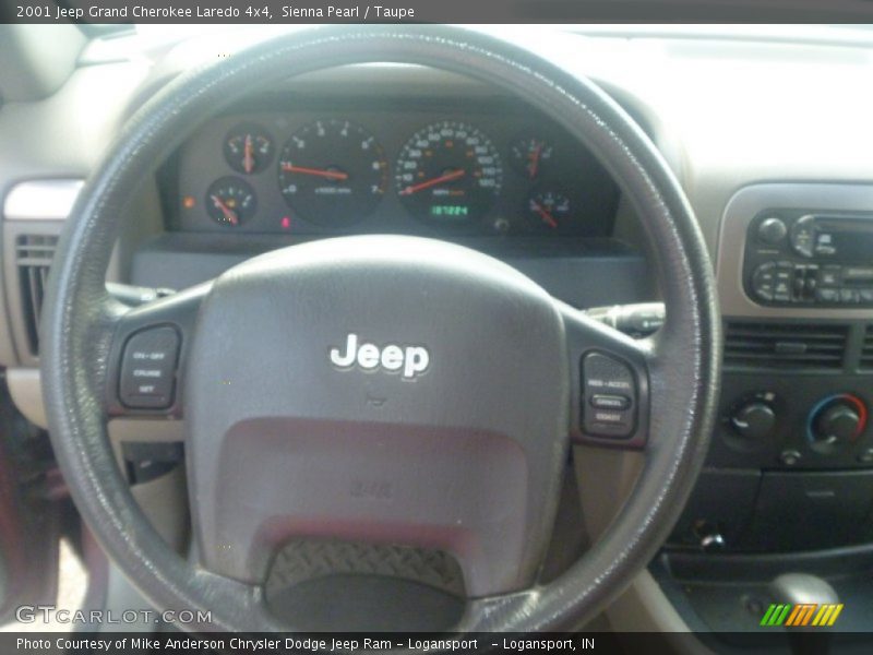 Sienna Pearl / Taupe 2001 Jeep Grand Cherokee Laredo 4x4