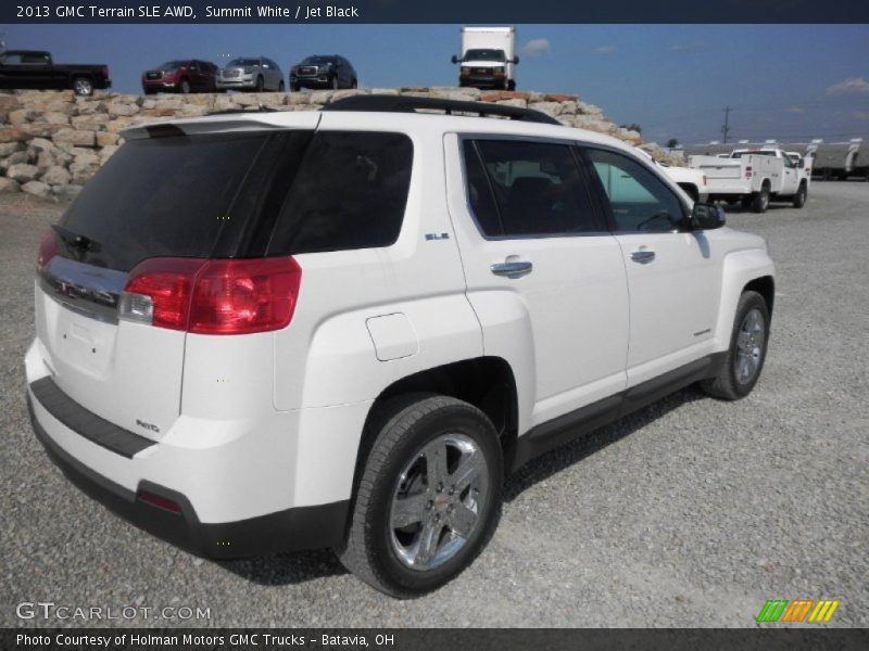 Summit White / Jet Black 2013 GMC Terrain SLE AWD
