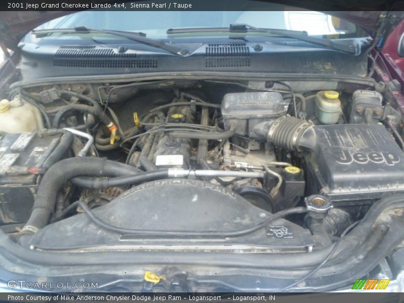 Sienna Pearl / Taupe 2001 Jeep Grand Cherokee Laredo 4x4