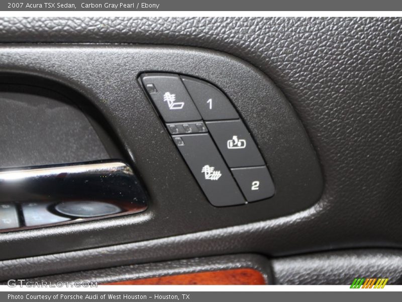 Carbon Gray Pearl / Ebony 2007 Acura TSX Sedan