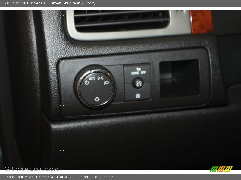 Carbon Gray Pearl / Ebony 2007 Acura TSX Sedan