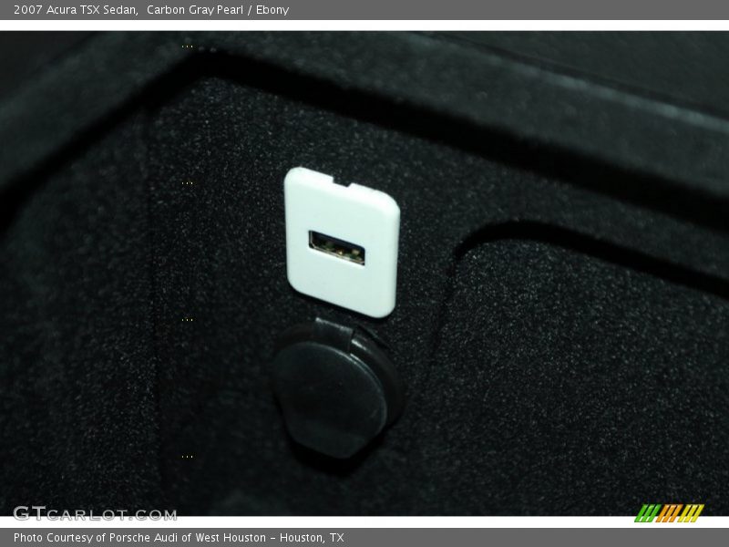 Carbon Gray Pearl / Ebony 2007 Acura TSX Sedan
